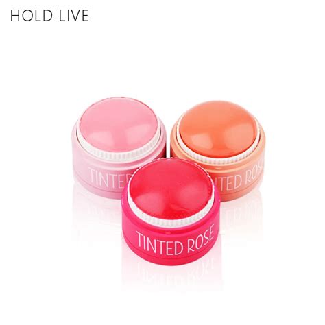 Hold Live Face Blusher Ball Soft Moisturizing Cream Cheek Makeup 3