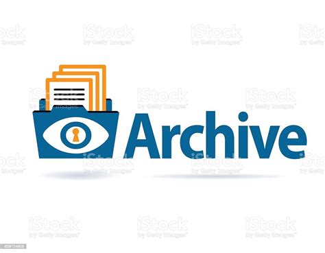 Archive Logo Design Stock Illustration - Download Image Now - iStock
