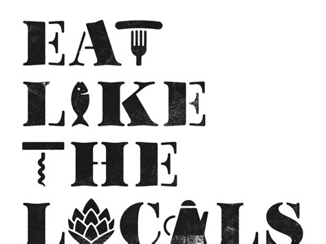 Eat Like The Locals By Simon Walker On Dribbble