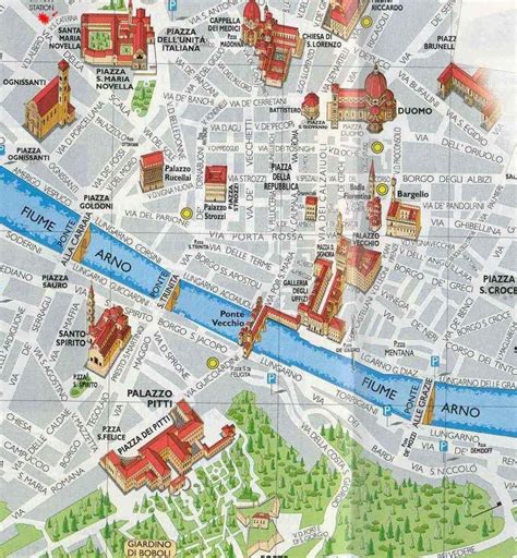 Florence Attractions Map Share Map