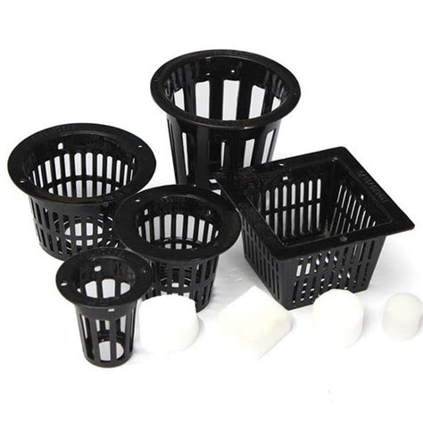 10 Hydroponic Pots With 10 Foam Inserts Set Kit For Growing Etsy