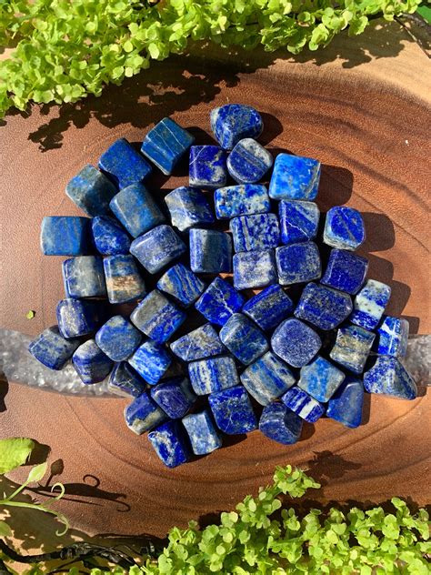 Lapis Lazuli Premium Grade A Natural Tumbled Polished Blue Etsy