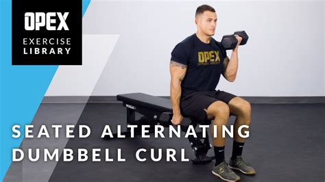 Seated Alternating Dumbbell Curl Opex Exercise Library Youtube