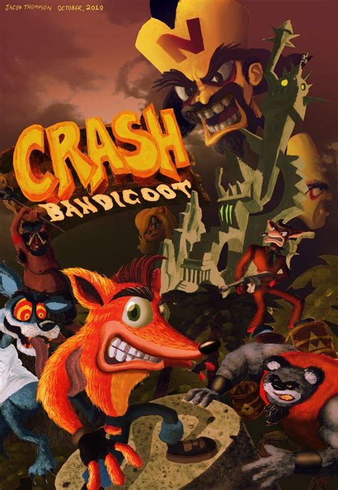 Crash Bandicoot Musica Rock Cartoon Games Overwatch Fnaf A Team