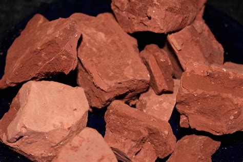 Sedona Az Red Clay Dirt Chunks Cleaned Extracted And Edible Clay Soil