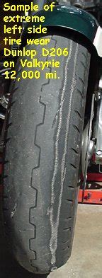 The arrow makes the bars easier to find. andarupratomo: Keausan Ban Motor - Motorcycle Tire Wear