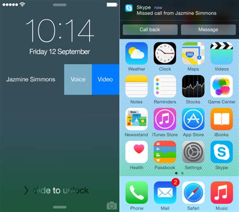 Skype 55 For Iphone Brings Interactive Notifications For Ios 8