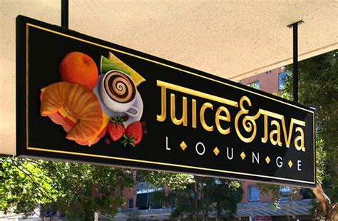 Juice And Java Cafe Sign Danthonia Designs Usa