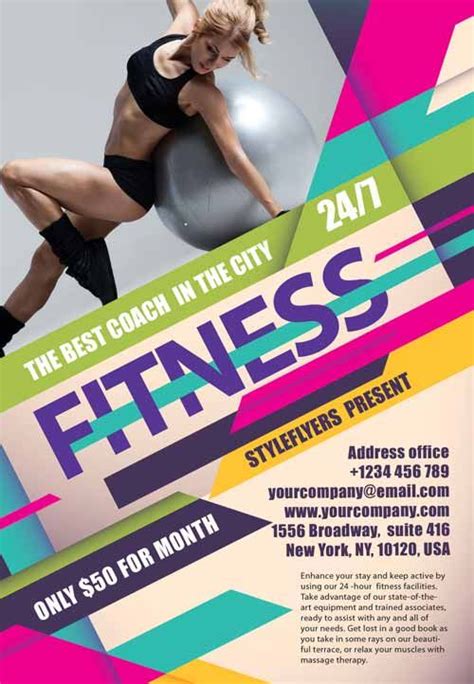 Fitness Gym Free Flyer Template Fitness Gym