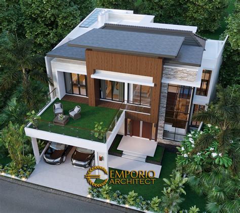 Desain Rumah Modern 2 Lantai Bapak T Di Citraland Jakarta
