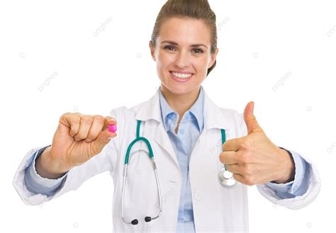 약과 엄지 손가락을 보여주는 의사 여자에 근접 촬영 사진 배경 및 무료 다운로드를위한 그림 Pngtree