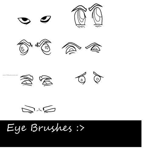 Eyes Photo Shop Brushes 123freebrushes