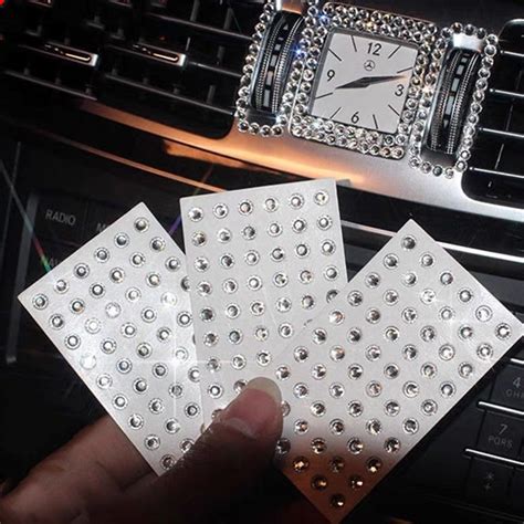 Diy Bling Car Emblems Rhinestones For Car Emblem Logo Dashboard Carsoda