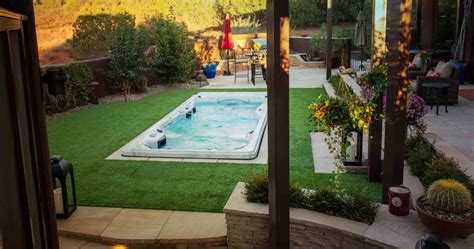 Swim Spa Backyard Ideas A True Desert Oasis