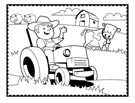 Farm Tractor Coloring Pages Tractor Coloring Pages Ninjago Coloring