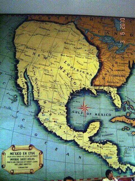 Mexico In 1794 Opsss Mapa De Mexico Antiguo Mapa De Mexico