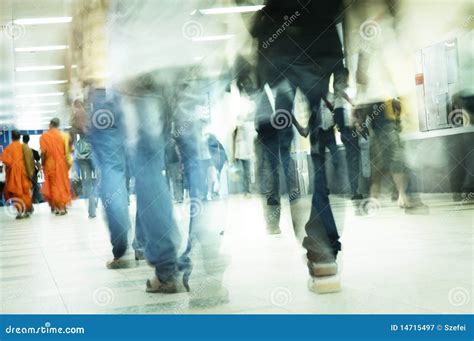 Moving People Royalty Free Stock Photography Image 14715497