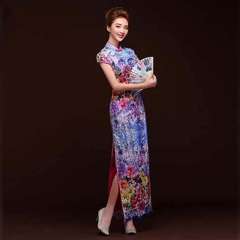 Remarkable Modern Lace Long Cheongsam Qipao Dress D Qipao Cheongsam And Dresses Women