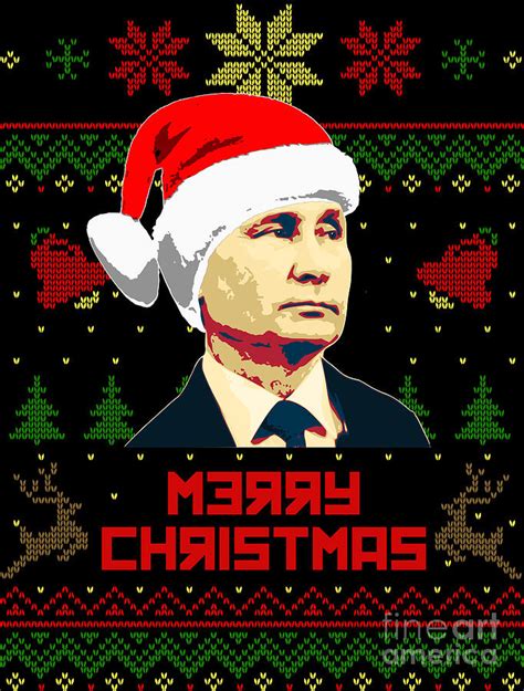 Vladimir Putin Merry Christmas Digital Art By Megan Miller Fine Art America