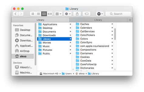 How To Find Library Folder Mac High Sierra