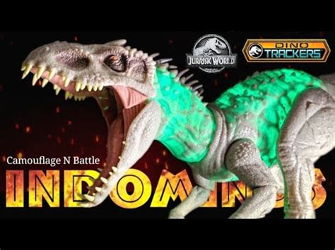 Mattel Jurassic World Dino Trackers Camouflage N Battle Indominus Rex
