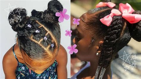 Adorable Little Black Girl Natural Hairstyles Compilation
