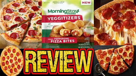 Morningstar Farms Veggitizers Veggie Pepperoni Pizza Bites Review Youtube