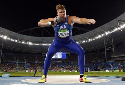 American Crouser Wins Shot Put Gold Breaks Olympic Record Sports