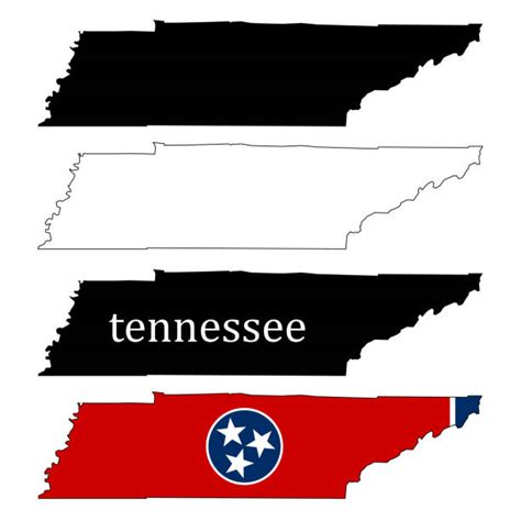 Clip Art Of Tennessee Outline Illustrations Royalty Free Vector