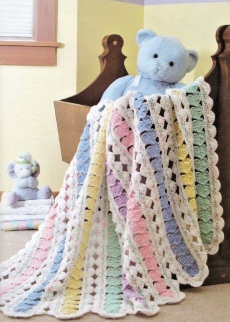Knitting Pattern Baby Blanket Cot Pram Cover Easy Quick Throw Dk 4ply