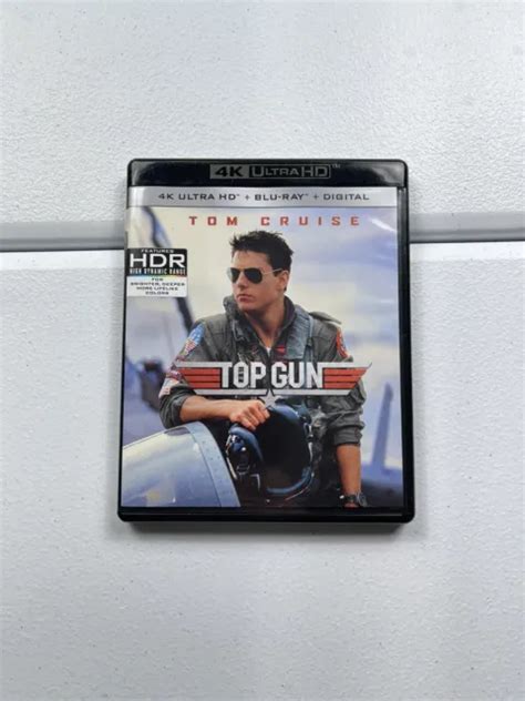 Top Gun 4k Uhd Blu Ray Digital Dvd 1986 No Slipcover Works 1399
