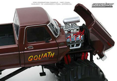 Ford F 250 Goliath With 66 Inch Tires 1979 Brown Greenlight Monster