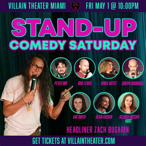 Stand Up Comedy Show With Zach Bugarin — Villain Theater