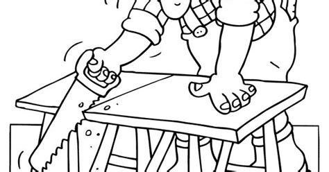 Kleurplaat Timmerman Kleurplaten.nl Just For Fun Pinterest