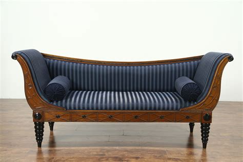 American empire style furniture : SOLD - Empire Style Vintage Carved Mahogany Sofa, Custom ...