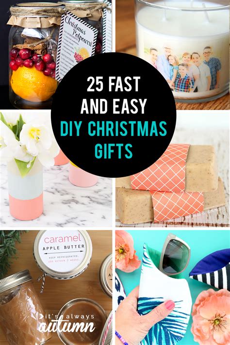 If you have any questions, just leave me a comment! 25 easy homemade Christmas gifts you can make in 15 ...