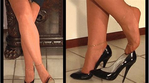 cobra pumps and nylons wmv 360x288 nylons high heels legsandfeet