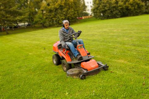 740 Man Ride On Lawn Mower Stock Photos Pictures And Royalty Free