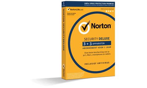 Norton Security Deluxe 6 Apparaten 1 Jaar 2022 Tijdelijke Aanbieding