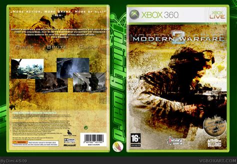 Modern Warfare 2 Xbox 360 Box Art Cover By Dimi