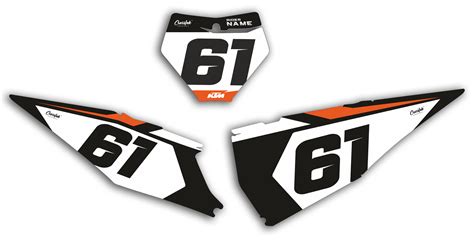 Numberplate Set Ktm Crossink Premium Mx Decals