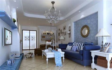 contoh desain interior rumah bernuansa biru  rumah minimalis