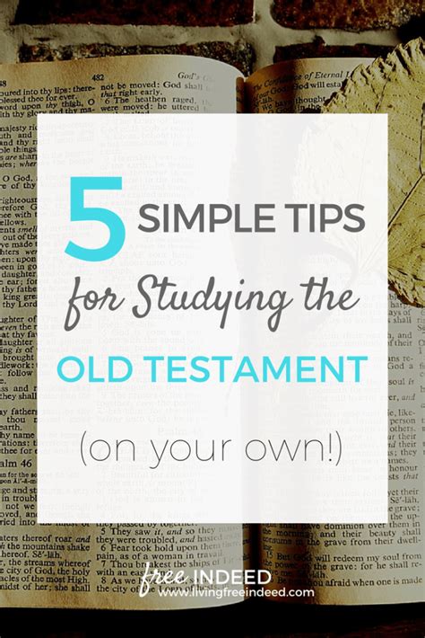 5 Simple Tips For Studying The Old Testament Bible Studies For