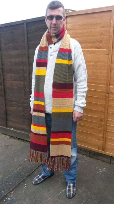 Dr Who Scarf Tom Baker Scarf Season 12 Scarf 4th Doctor Etsy Dr Who