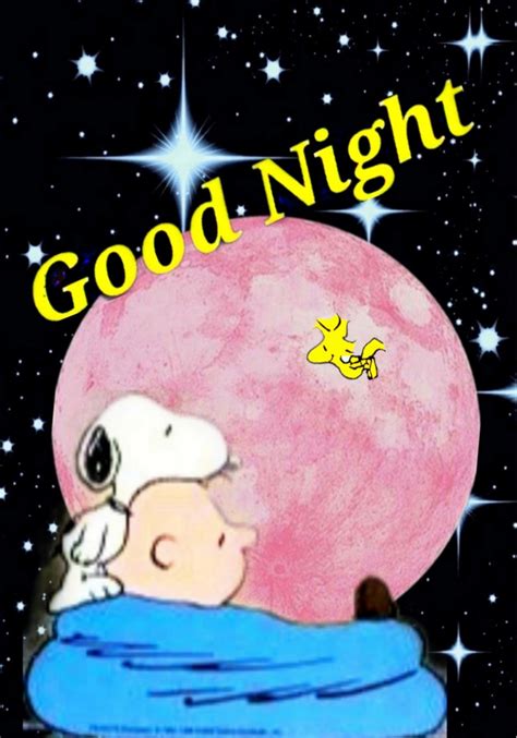 スヌーピーgood Night Good Night Hug Good Night Sweet Dreams Snoopy And