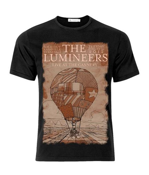 The Lumineers Live At The Cannery T Shirt Custom Tshirt Design