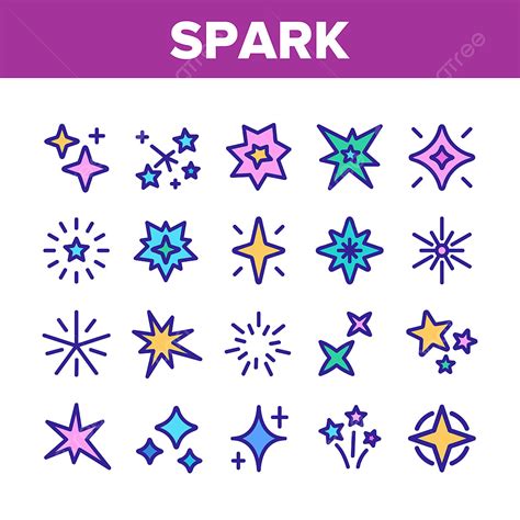 Star Spark Vector Hd Png Images Spark And Sparkle Star Collection