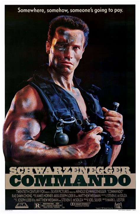 Movie Review Commando 1985 Movie Posters Action Movies Film Movie
