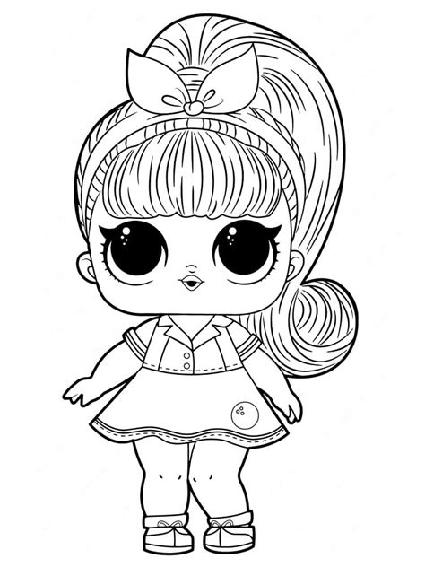 Pins Lol Surprise Hairgoals Coloring Page Download Print Or Color