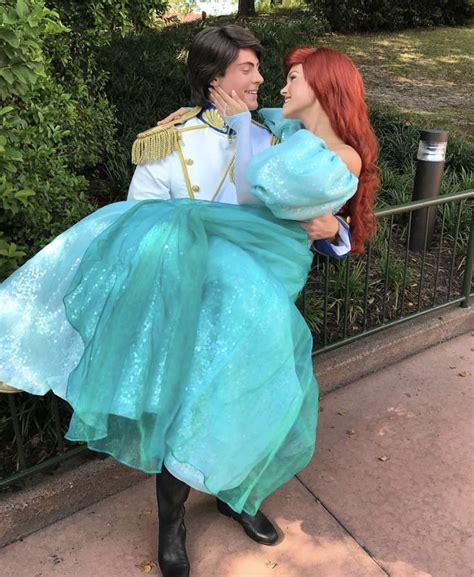 Princess Ariel And Prince Eric Eric Holding Ariel In His Arms Disney World Princess Disney